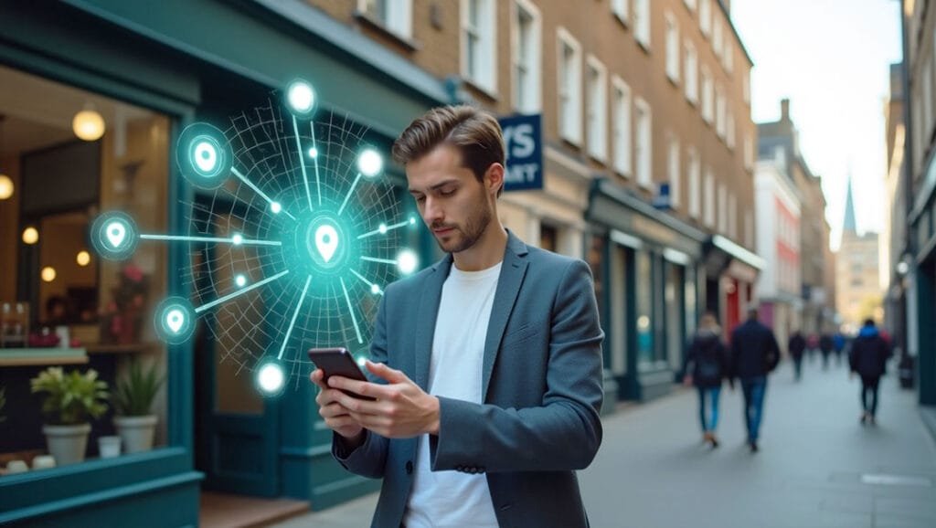 AI Powered Local Search AI Image Concept